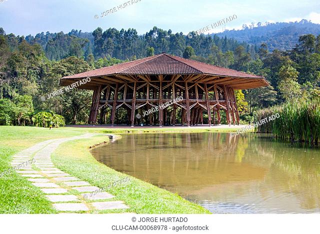 Wooden Pavilion, Recinto del Pensamiento Jaime Restrepo Mejia, Manizales, Caldas, Colombia