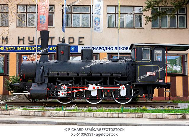 steam locomotive, Visegrad, Bosnia and Hercegovina