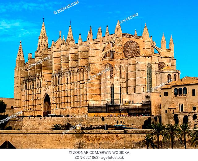 Spanien, Mallorca, Palma. Die Kathedrale
