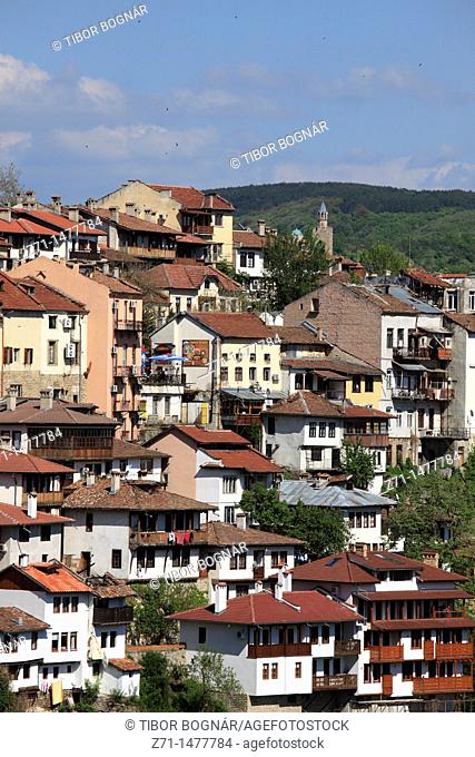 Skyline, general view, houses, Veliko Tarnovo, Bulgaria