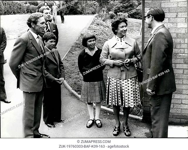 Mar. 03, 1976 - Princess Margaret and Lord Snowdon to part? : The Queen is believed to have given consent for Princess Margaret and the Earl of Snowdon to...