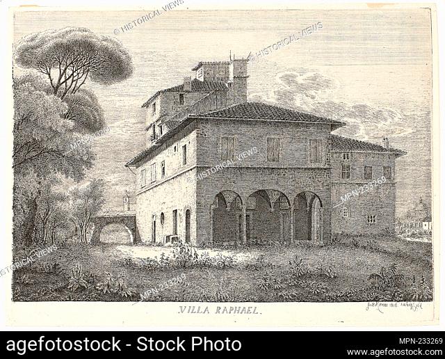 Villa Raphael, Rome - 1816 - Ludwig Emil Grimm German, 1790-1863 - Artist: Ludwig Emil Grimm, Origin: Germany, Date: 1816, Medium: Etching on paper