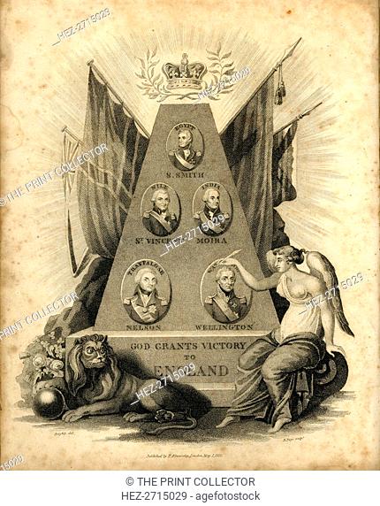 'God Grants Victory to England', 1816. Creator: Unknown