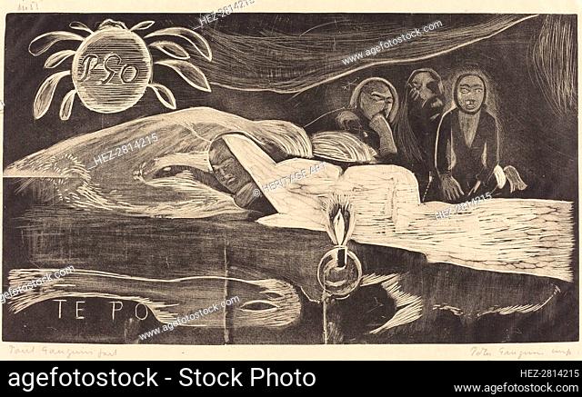 Te Po (The Long Night), 1894/1895. Creator: Paul Gauguin