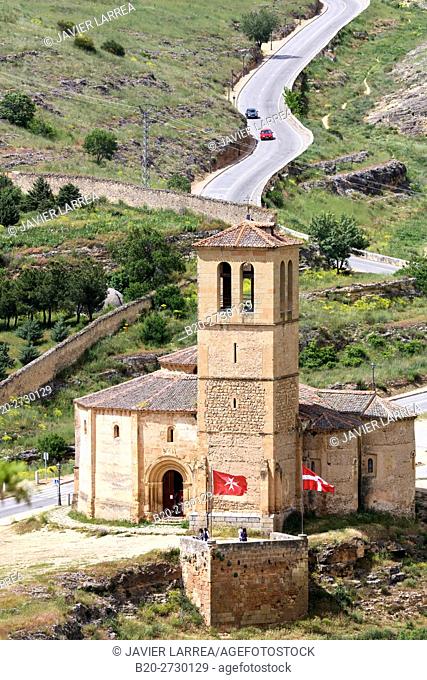 Spain, Castile-Leon, Segovia, Iglesia de la Vera Cruz