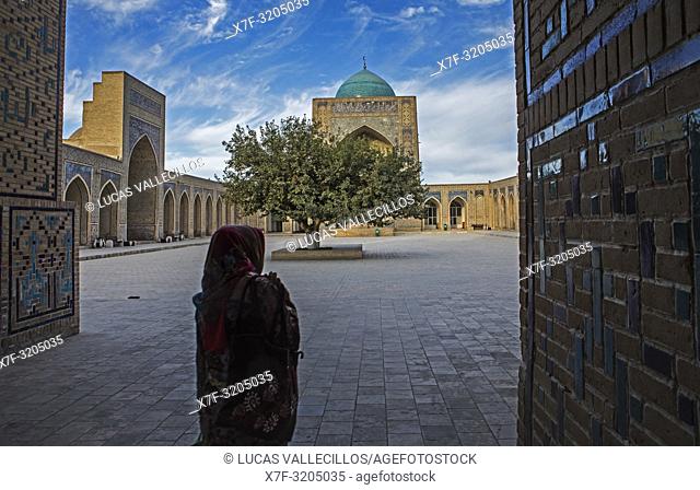 Courtyard of Kalon mosque, Bukhara, Uzbekistan