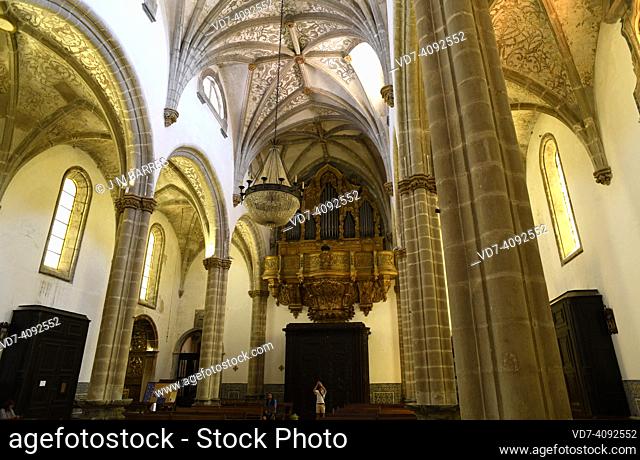Elvas, Our Lady of the Assumption Cathedral (manueline 16th century). UNESCO World Heritage Site. Portalegre, Alentejo, Portugal