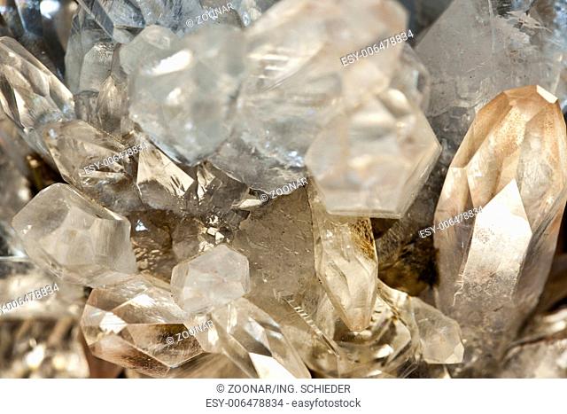 crystallized quartz - mountain crystal