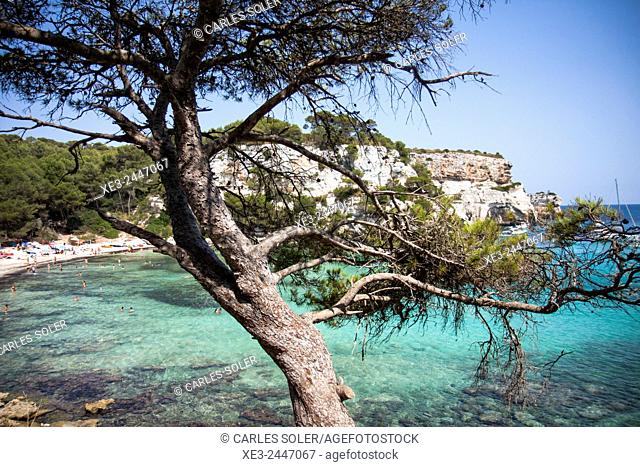 Cala Macarella, Minorca, Balearic Islands, Spain