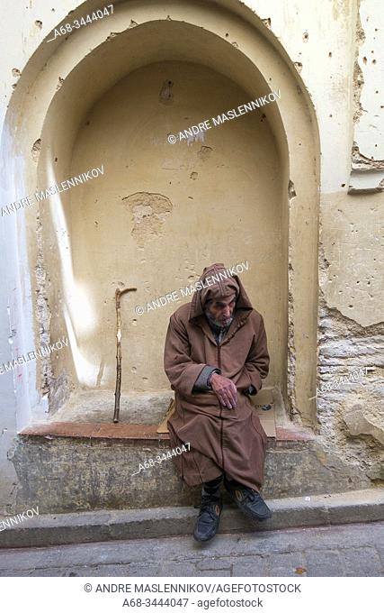 A beggar in the Old Town of Fez, Morocco. Photo: André Maslennikov