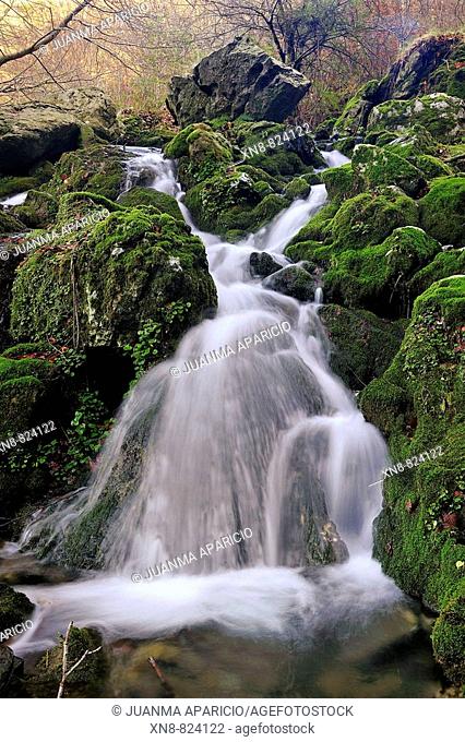 Nacimiento del Asón. . El Parque Natural Collados del Asón se ubica en la zona suroriental de Cantabria, entre la Gándara (último pueblo del valle de Soba) y...