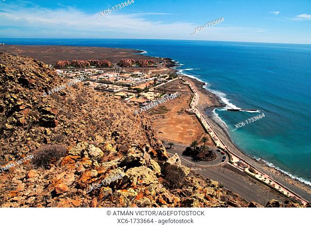 View of Palm-Mar, Ten-Bel beach Tenerife island