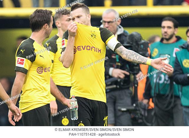 Marco REUS (right, DO) and Mario GOETZE (Gv? Tze, DO) discuss after the end of the game, frustrated, frustrated, late, disappointed, disappointed