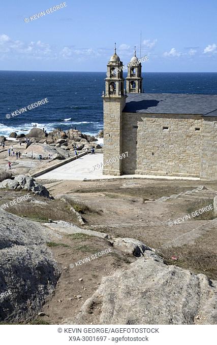 Our Lady - Nosa Senora of Barca Church, Muxia; Fisterra; Costa de la Muerte; Galicia; Spain