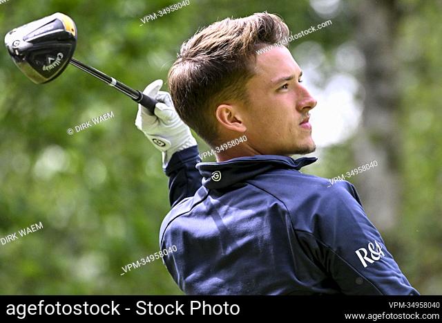 Belgian Charles Roeland pictured during the second round of the Soudal Open golf tournament, in Schilde, Friday 13 May 2022