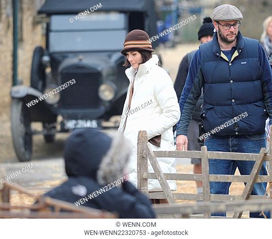 Downton Abbey filming market scene for new series Featuring: Michelle Dockery Where: London, United Kingdom When: 19 Mar 2015 Credit: WENN.com