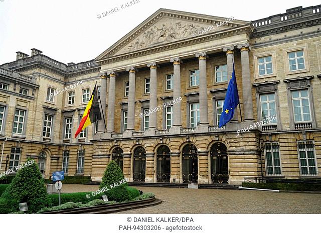 Belgium: Palace of the Nation, Brussels. Photo from 12. August 2017. | usage worldwide. - Brüssel/Brüssel-Hauptstadt/Belgium