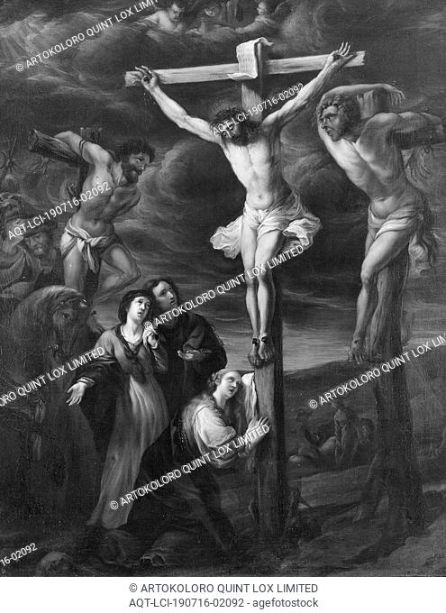 Hendrick van Balen, The Crucifixion, Korsfästelsen, painting, religious art, Oil on canvas, Height, 79 cm (31.1 inches), Width, 62 cm (24