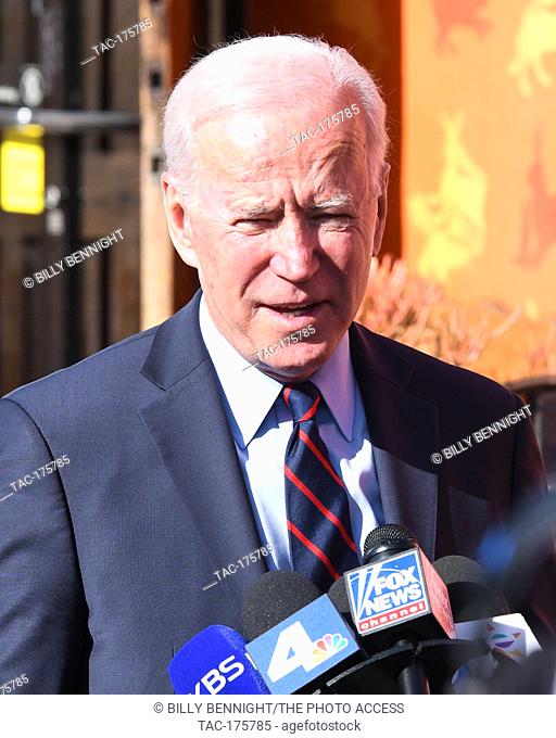 Former Vice President Joe Biden attends a Biden for President Campaign Fund Raising Event at Guelaguetza on December 20, 2019 in Los Angeles, California