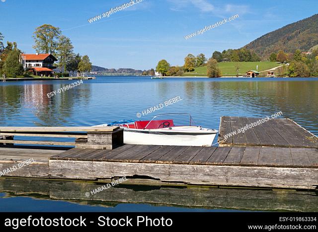 Herbst am Tegernsee in Bayern