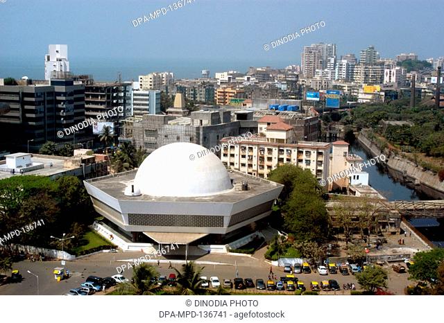An aerial view of the Nehru planetarium at Worli ; in Bombay Mumbai ; Maharashtra ; India