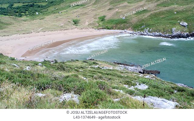Beach of Sonabia, province of cantabria, spain