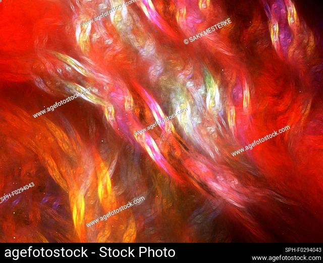 Nebula, abstract fractal illustration