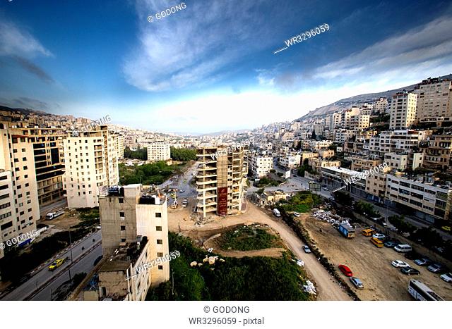 Nablus city centre, West Bank, Palestine, Middle East