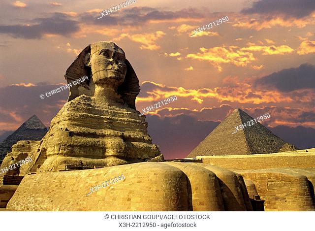 Great Sphinx of Giza, Egypt, Africa