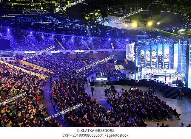 Poland, Katowice, 04.03.2018. Intel Extreme Masters World Championship Katowice 2018 gaming competition and a gaming fair took place in the Spodek arena and the...