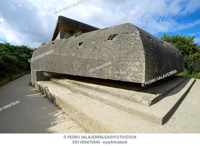 Observation bunker, Battery of Longues sur Mer, Normandy, France