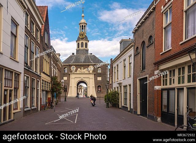 Netherlands, South Holland, Leiden, City gate Zijlpoort