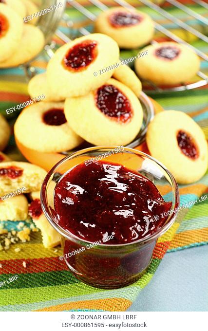 Strawberry Jam And Biscuits