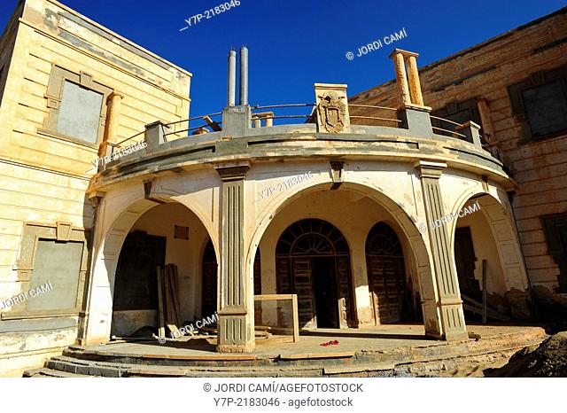 Restoration of the old Spanish Consulate. Sidi Ifni. Morocco .North Africa