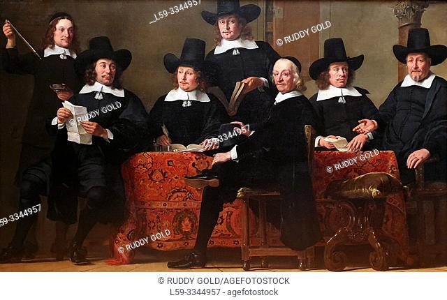 'The Governors of the Amsterdam Wine Merchant's Guild', 1659, Ferdinand Bol (1616-1680)