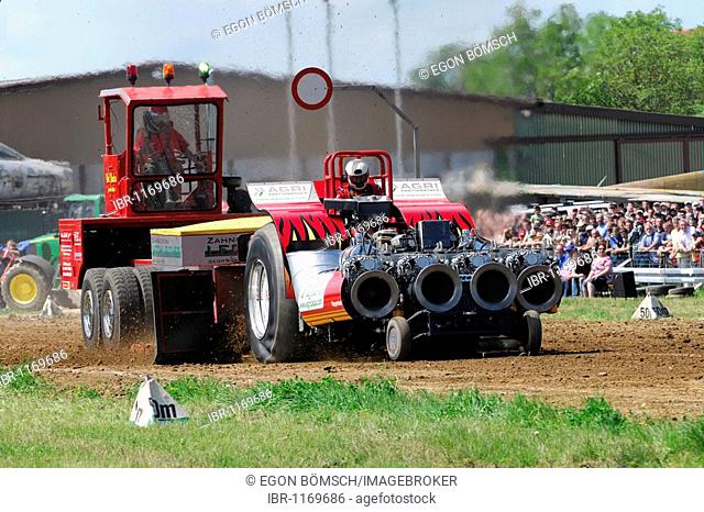May 17, 2009 Seifertshofen 2nd Run to the German Championship, Kiepenkerl, 6000 HP, free class, tractor pulling, Battle of the Giants, Baden-Wuerttemberg