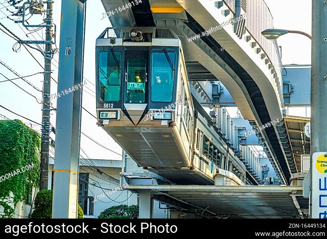 Shonan Monorail and Shonan streets. Shooting Location: Kamakura, Kanagawa Prefecture