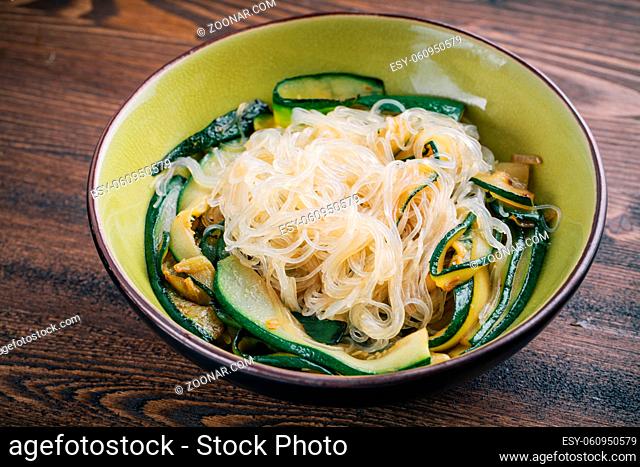 Noodle with Mixed Vegetables. High quality photo