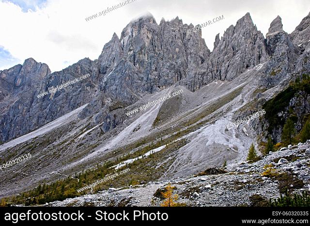 Rotwandspitzen, Sexten, Sextner Dolomiten, Südtirol, Trentino-Alto Adige, Italien / Peaks Rotwandspitzen, Sesto, Sexten Dolomites, South Tyrol