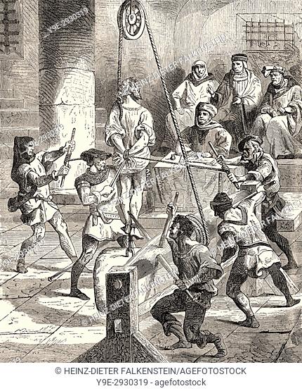 Inquisition, the cruel torture methods of the Church in the 16th century