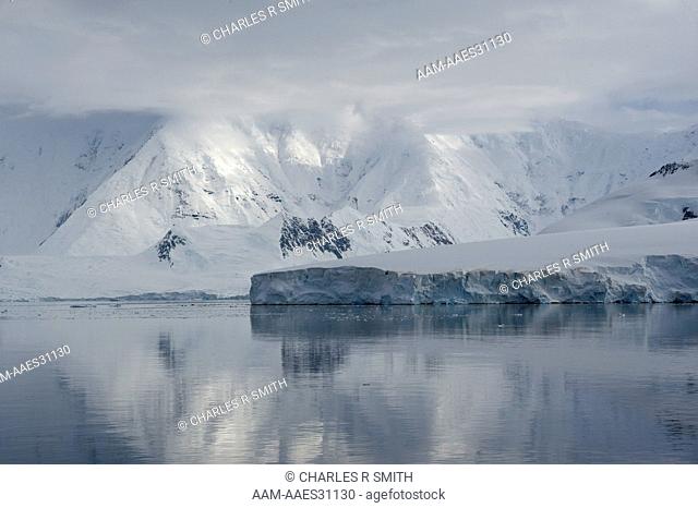 Scenic Mountain Landscape along Numberg Strait, Antarctica 20090112 ()