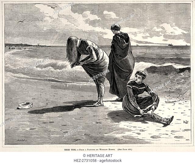High Tide, 1870. Creator: Winslow Homer (American, 1836-1910)