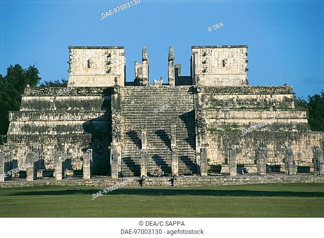 Mexico - Yucatan State - Chichen Itza - Archaeological site - Temple of the Warriors
