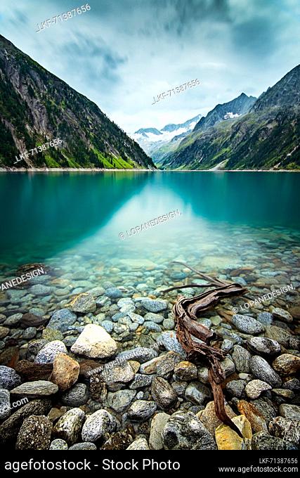 The Schlegeis reservoir in Austria