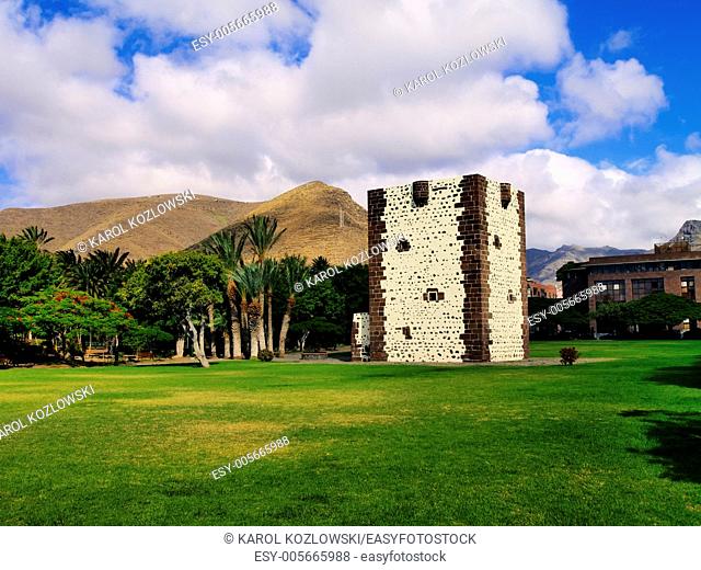 Torre del Conde - famous tower on the island La Gomera, Canary Islands, Spain