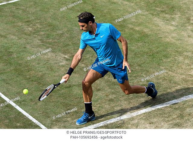Semi-finals Individual: Roger Federer (SUI). GES / Tennis / ATP: MercedesCup, 16.06.2018 Tennis ATP: MercedesCup, Stuttgart, June 16, 2018 - | usage worldwide