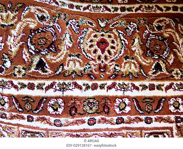 Closeup of Persian carpets