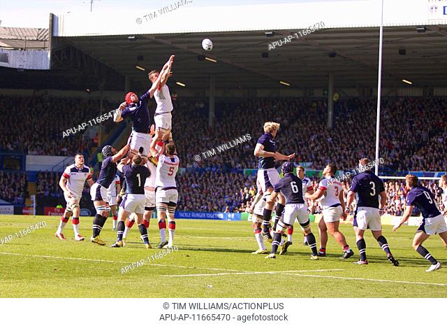2015 Rugby World Cup Scotland v United States Sep 27th. 27.09.2015. Leeds, England. Rugby World Cup. Scotland versus United States