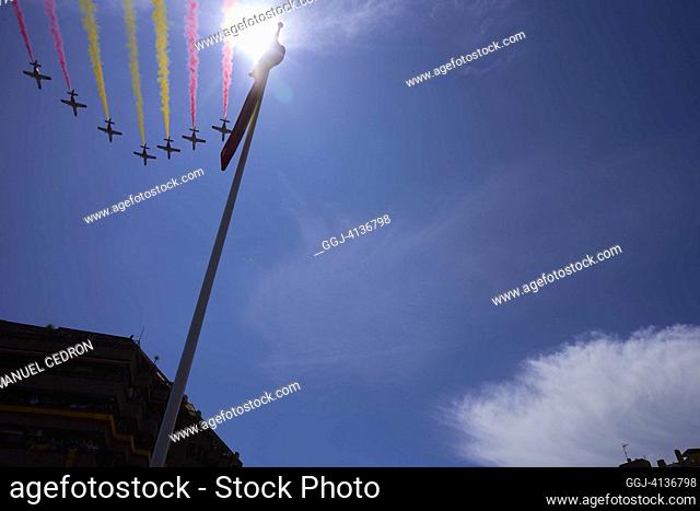 Aguila Patrol during the Armed Forces Day Military Parade on June 3, 2023 in Granada, Spain