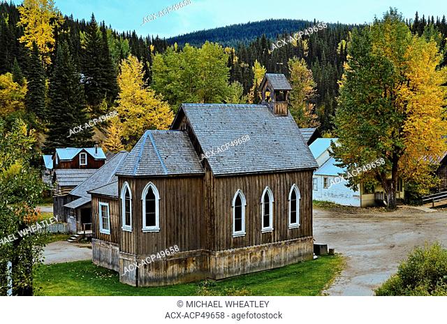 St. Saviour’s Anglican Church, Barkerville townsite, Cariboo Region, Britsih Columbia, Canada